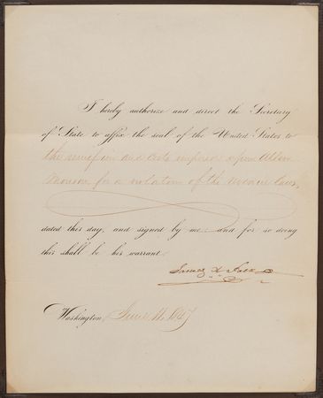 Lot #108 James K. Polk Document Signed as President - Image 2