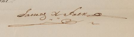Lot #108 James K. Polk Document Signed as President - Image 3