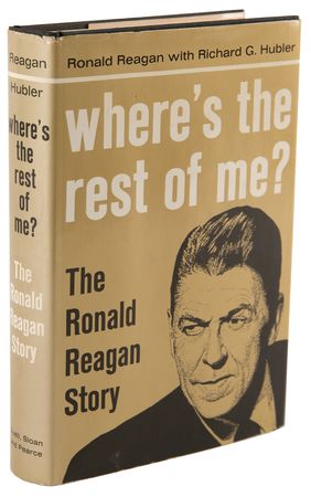 Lot #111 Ronald Reagan Signed Book - Where's the Rest of Me? - Image 3