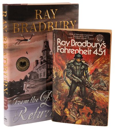Lot #718 Ray Bradbury (2) Signed Books - Fahrenheit 451 and From the Dust Returned - Image 1