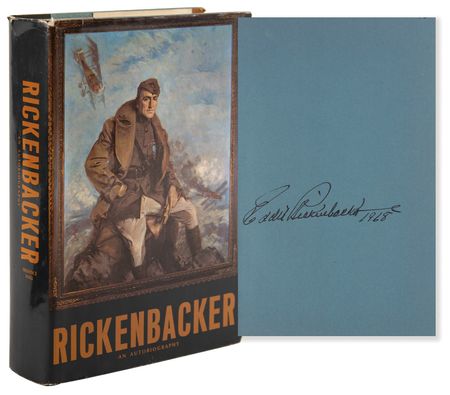 Lot #533 Eddie Rickenbacker Signed Book - Rickenbacker: An Autobiography - Image 1
