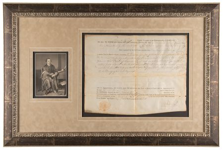 Lot #164 Patrick Henry Document Signed - Image 1