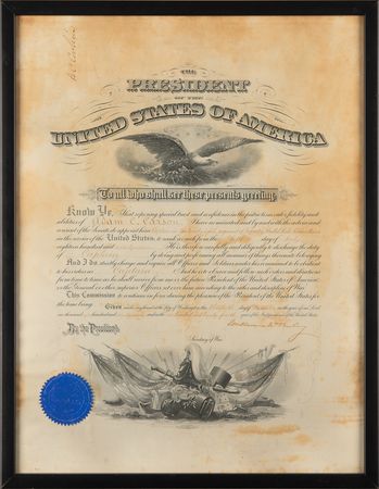 Lot #98 William McKinley Document Signed as President - Image 1