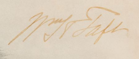 Lot #119 William H. Taft Document Signed - Image 2