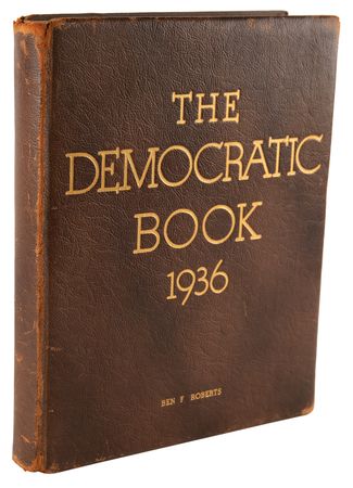 Lot #535 Franklin D. Roosevelt Signed Book - The Democratic Book 1936 - Image 3