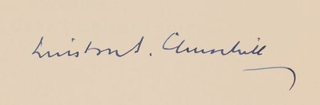Lot #387 Winston Churchill Signed Book Set - A History of the English-Speaking Peoples - Image 2