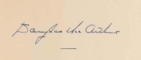 Lot #511 Douglas MacArthur Signed Book - MacArthur: His Rendezvous With History - Image 2