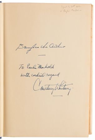 Lot #511 Douglas MacArthur Signed Book - MacArthur: His Rendezvous With History - Image 4
