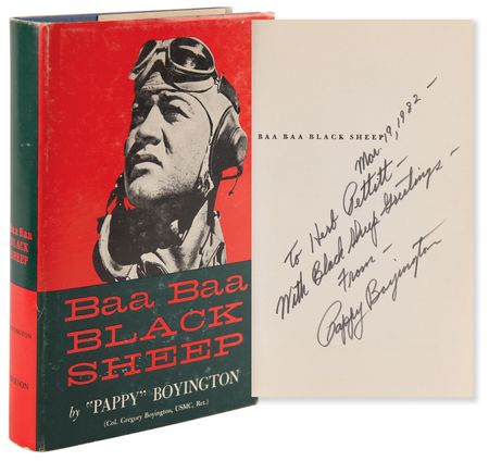 Lot #457 Pappy Boyington Signed Book - Baa Baa Black Sheep - Image 1