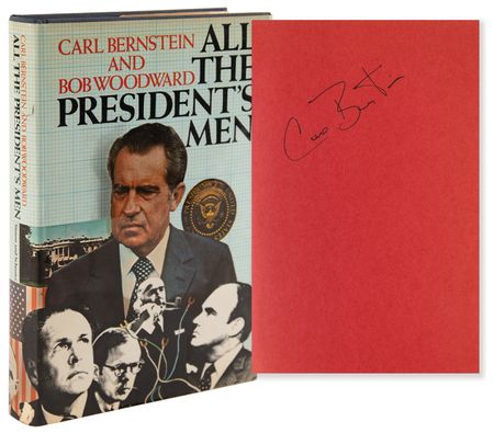 Lot #346 Watergate: Carl Bernstein Signed Book - All the President's Men - Image 1