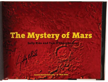 Lot #643 Sally Ride Signed Book - The Mystery of Mars - Image 4