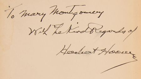 Lot #81 Herbert Hoover Signed Book - The Challenge to Liberty - Image 2
