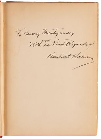 Lot #81 Herbert Hoover Signed Book - The Challenge to Liberty - Image 4