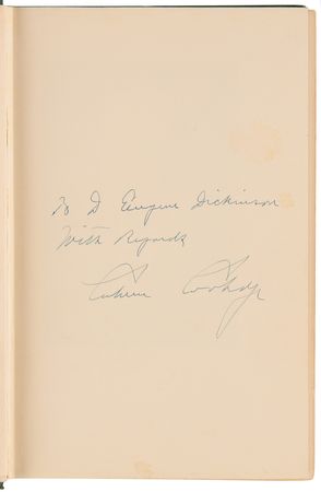 Lot #58 Calvin Coolidge Signed Book - The Autobiography of Calvin Coolidge - Image 4