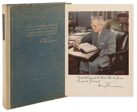Lot #122 Harry S. Truman Signed Book - Mr. President - Image 1