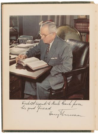 Lot #122 Harry S. Truman Signed Book - Mr. President - Image 4