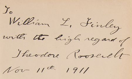 Lot #117 Theodore Roosevelt Signed Book - African Game Trails, Presented to an American Conservationist - Image 2