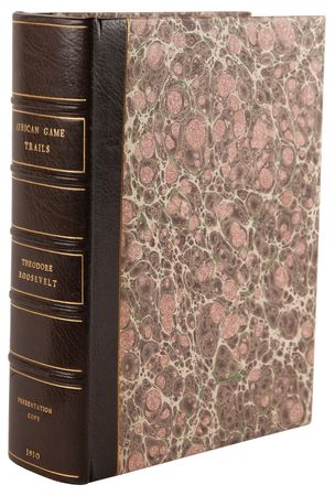 Lot #117 Theodore Roosevelt Signed Book - African Game Trails, Presented to an American Conservationist - Image 5