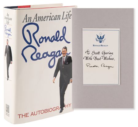 Lot #114 Ronald Reagan Signed Bookplate - Image 1