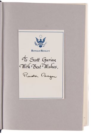 Lot #114 Ronald Reagan Signed Bookplate - Image 4