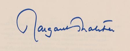 Lot #337 Margaret Thatcher Signed Book - The Downing Street Years - Image 2