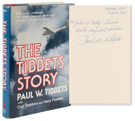 Lot #482 Enola Gay: Paul Tibbets Signed Book - The Tibbets Story - Image 1