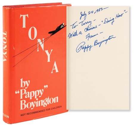 Lot #456 Pappy Boyington Signed Book - Tonya - Image 1