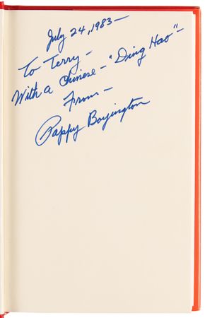 Lot #456 Pappy Boyington Signed Book - Tonya - Image 4