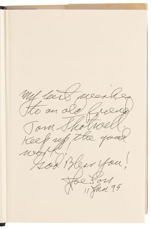 Lot #489 Joe Foss Signed Book - A Proud American - Image 4