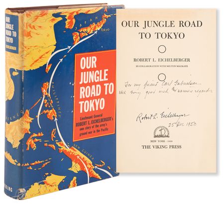 Lot #473 Robert Eichelberger Signed Book - Our Jungle Road to Tokyo - Image 1