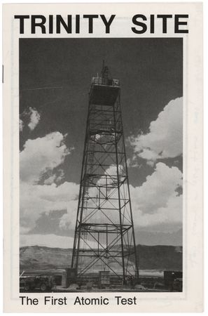 Lot #448 Atomic Bomb: Norris Bradbury Signed Booklet - 'Trinity Site' - Image 2