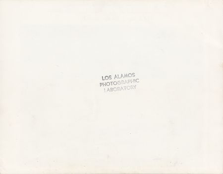 Lot #449 Atomic Bomb: Berlyn Brixner Signed Photograph - 'Trinity (0.016 Sec.)' - Image 2