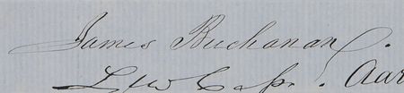 Lot #9 James Buchanan and Cabinet Signatures - Never Before Seen on a Single Page - Image 2