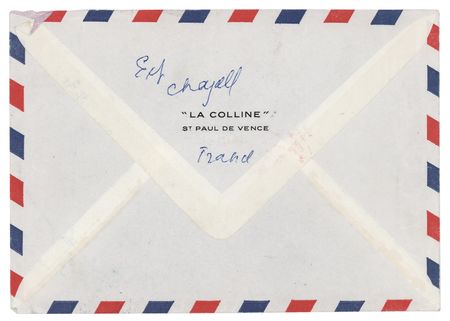 Lot #669 Marc Chagall Autograph Letter Signed: 