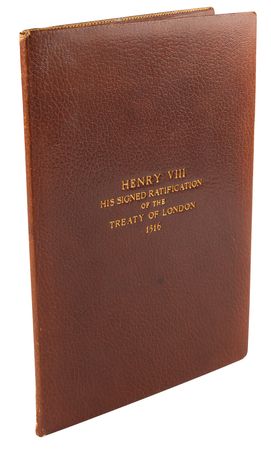 Lot #182 King Henry VIII Document Signed, Ratifying the Treaty of London - Establishing a League to Contain French Power - Image 4