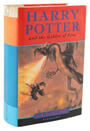 Lot #742 J. K. Rowling Signed Book - Harry Potter and the Goblet of Fire - Image 3