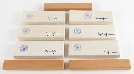 Lot #25 Lyndon B. Johnson Collection of (9) Presidential Bill Signer Pens (1964-1968) - Image 3