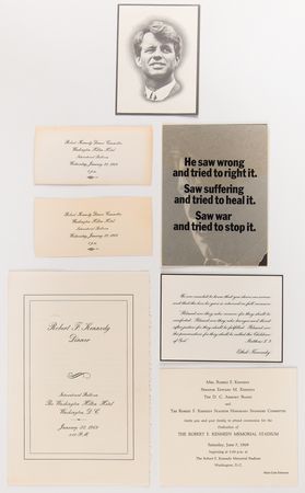 Lot #91 John F. Kennedy and Lyndon B. Johnson Collection of (30+) Ephemera Items - Image 4