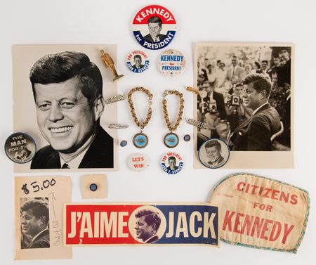 Lot #92 John F. Kennedy Ephemera Collection of