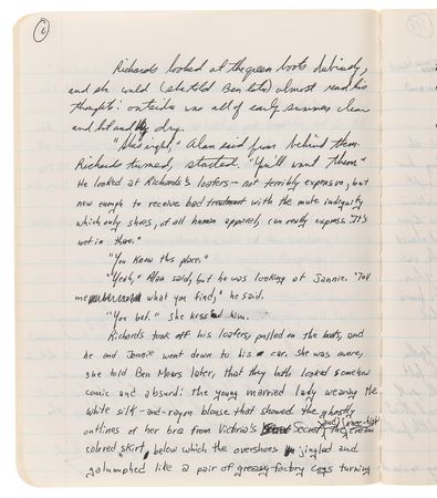 Lot #704 Stephen King’s Personal Notebook from 1985-1986, with (80+) Handwritten Pages of Story Drafts and Early Chapters for The Dark Tower II: The Drawing of the Three - Image 7