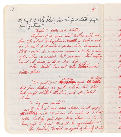 Lot #704 Stephen King’s Personal Notebook from 1985-1986, with (80+) Handwritten Pages of Story Drafts and Early Chapters for The Dark Tower II: The Drawing of the Three - Image 8