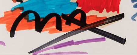 Lot #659 Peter Max Original Oversized Artwork - 'Liberty Heads' - Image 3