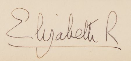 Lot #184 Queen Elizabeth II and Prince Philip Signed Photograph - Image 2
