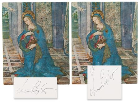 Lot #759 Leonard Bernstein (2) Signed Vatican Concert Programs - June 23, 1973 - Image 1