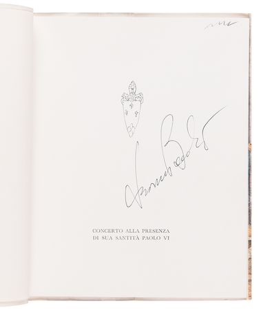 Lot #759 Leonard Bernstein (2) Signed Vatican Concert Programs - June 23, 1973 - Image 3