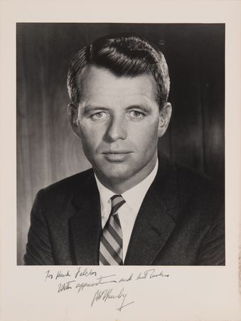Lot #287 Robert F. Kennedy Signed Photograph - Image 1