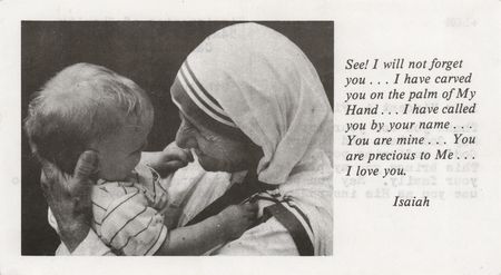 Lot #307 Mother Teresa Typed Letter Signed: 