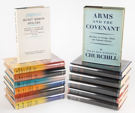 Lot #389 Winston Churchill: First Editions of His Wartime and Post-War Speeches (13 Volumes) - Image 1