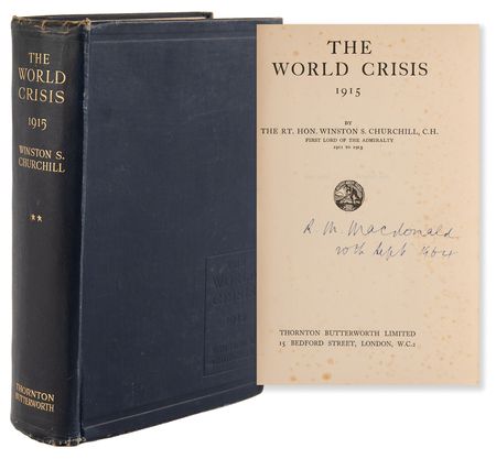 Lot #390 Winston Churchill: First Edition Set of His Magnum Opus, The World Crisis (6 Volumes) - Image 3