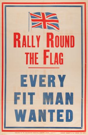 Lot #357 World War I (6) British Recruitment Posters - Image 4